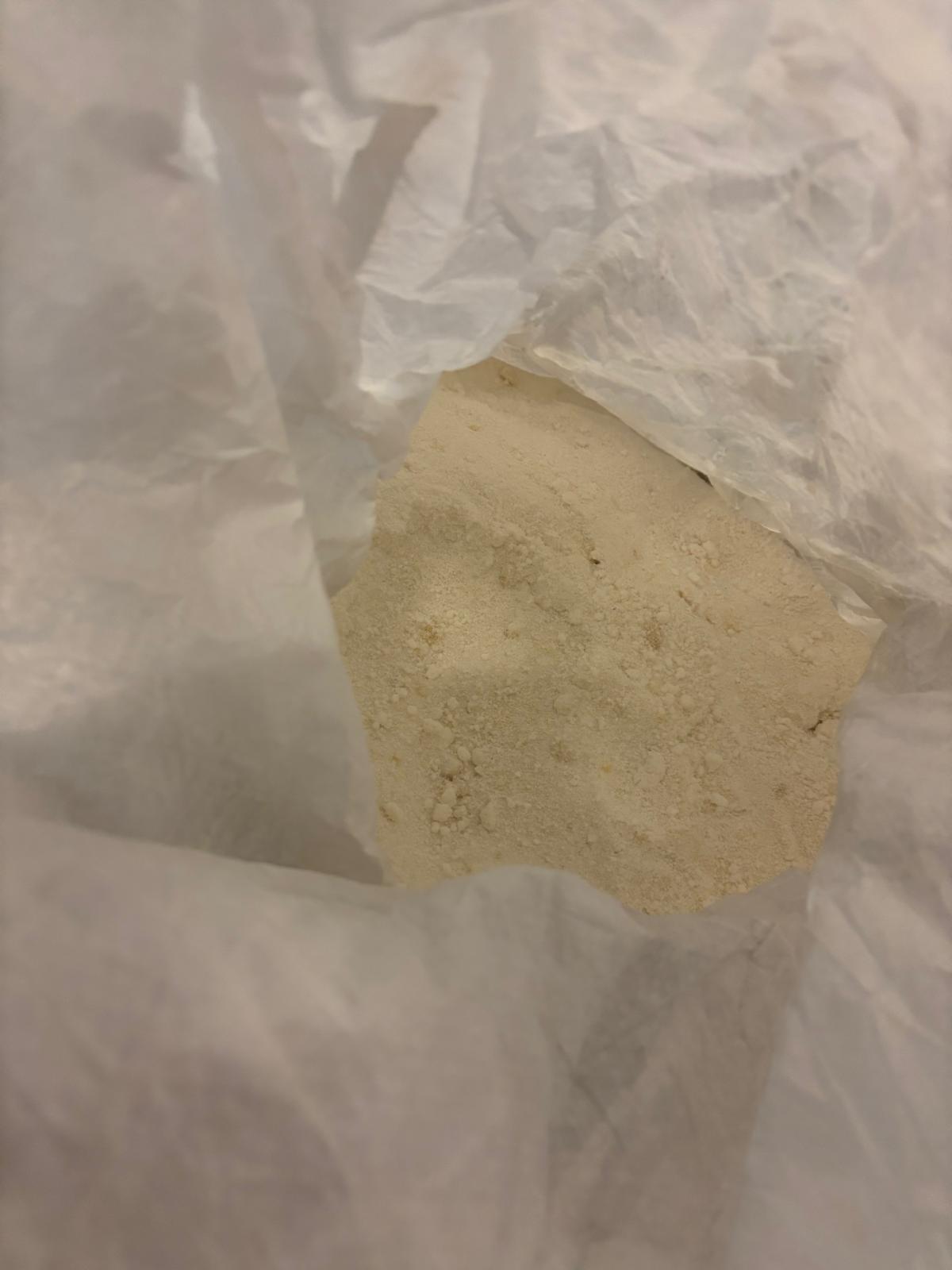 Washing powder swept up in the factory, to be sieved before use